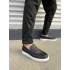 Tb180 Estilo X Bağcıksız Cilt Erkek Günlük Spor Klasik Ayakkabı Cbt - Siyah