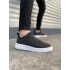 Tb204 Flex Bağcıklı Keten Kumaş Erkek Günlük Sneaker Ayakkabı Kbt - Siyah