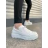 Tb502 Bold Bağcıklı Cilt Erkek Günlük Sneaker Ayakkabı Cbt - Beyaz