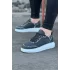 Terzi Bey Tb018 Gri Kot Kumaş Erkek Casual Ayakkabı