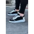 Terzi Bey Tb019 Siyah Beyaz Triko Erkek Casual Ayakkabı