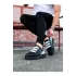 Terzi Bey Tb029 3 Bant Legend Kömür Beyaz Kalın Taban Casual Erkek Ayakkabı