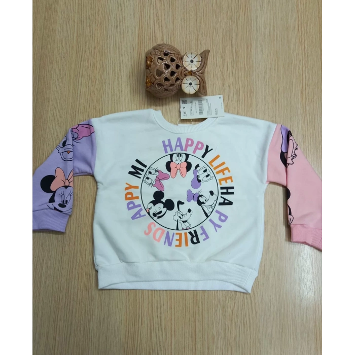 Çocuk Mickey Mouse Baskılı Alt Üst İkili Takımı