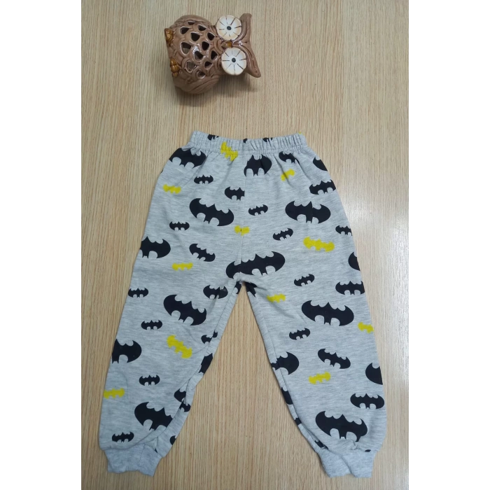 Erkek Çocuk Batman Baskılı Mevsimlik Şardonlu İkili Takım