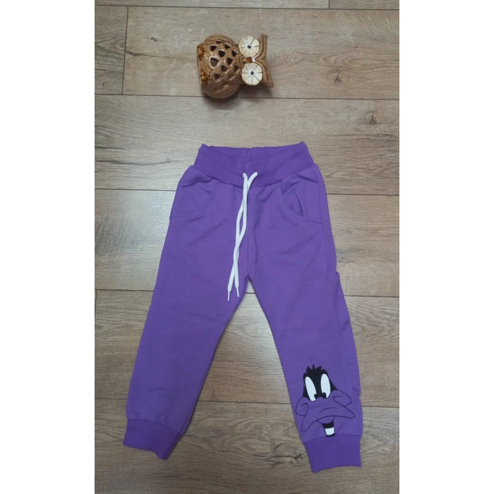 Kız Çocuk Daısy Baskılı Kompak Penye İkili Takım