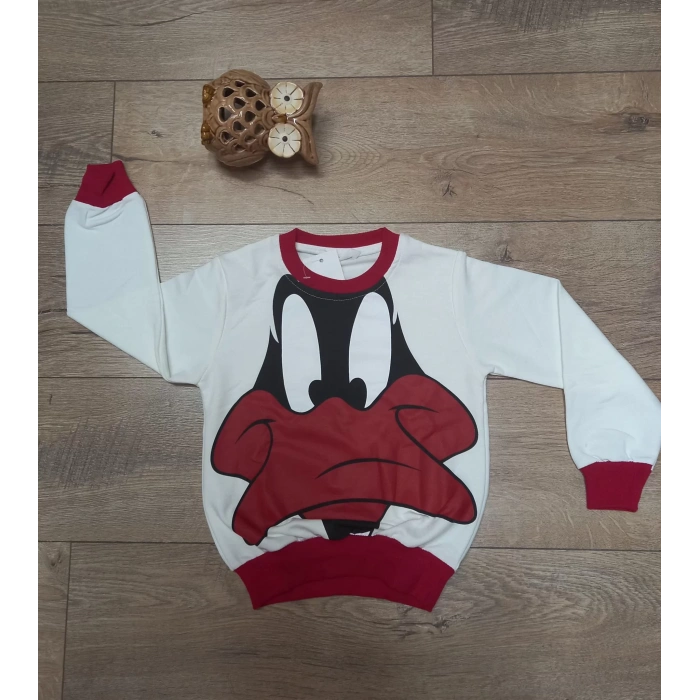 Kız Çocuk Daısy Baskılı Kompak Penye İkili Takım