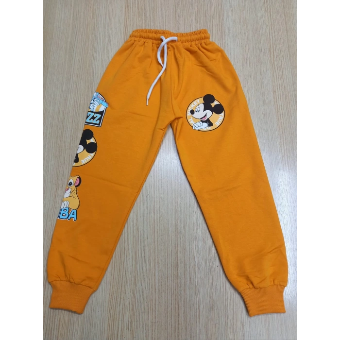 Karekter Baskılı Kapüşonlu 2İplik Kompak Penye İkili Takım