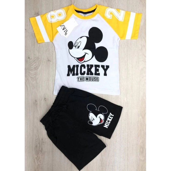 Erkek Çocuk Mickey Baskılı İkili Takım