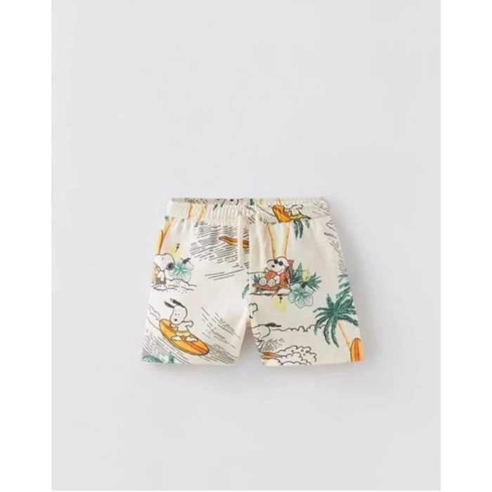 Erkek Çocuk Snoopy Baskılı İkili Takım