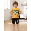 Yeni Sezon Erkek Çocuk Çizgi Film Karakterli Şortlu Takım