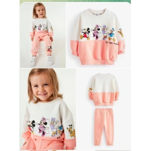 Çocuk Mickey Mouse Baskılı Alt Üst İkili Takımı