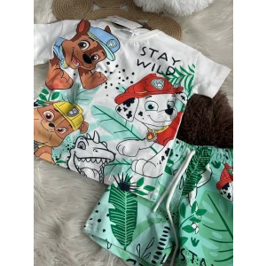 Çocuk Paw Petrol Baskılı İkili Takım