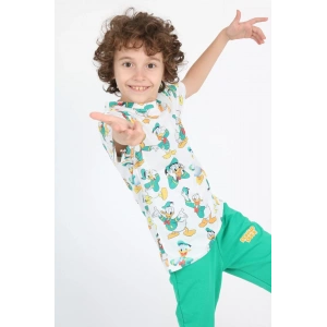 Erkek Çocuk Donald Baskılı Kısa Kolu İkili Takım