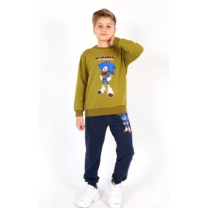 Erkek Çocuk Sonıc Baskılı İki İplik Penye İkili Takım