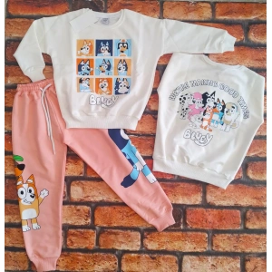 Çocuk Bluey Karekterli Eşofman Takımı Mevsimlikl(1BEDEN BÜYÜK ALINIZ)