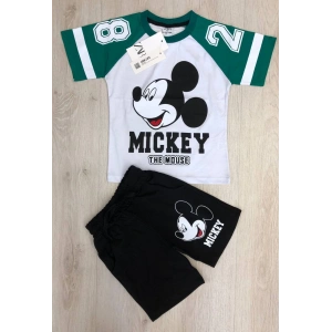 Erkek Çocuk Mickey Baskılı İkili Takım