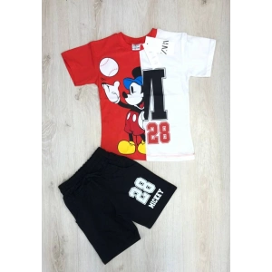 Erkek Çocuk Mickey Baskılı İkili Takım