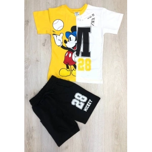Erkek Çocuk Mickey Baskılı İkili Takım