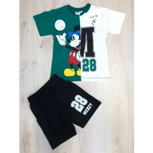 Erkek Çocuk Mickey Baskılı İkili Takım