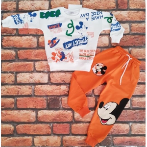 Erkek Çocuk Mickey Mouse Eşofman Takımı Mevsimlikl(1BEDEN BÜYÜK ALINIZ)