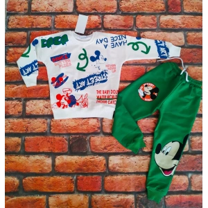 Erkek Çocuk Mickey Mouse Eşofman Takımı Mevsimlikl(1BEDEN BÜYÜK ALINIZ)