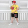 Erkek Çocuk Sarı Spiderman Çantalı Maskeli Dörtlü Takım