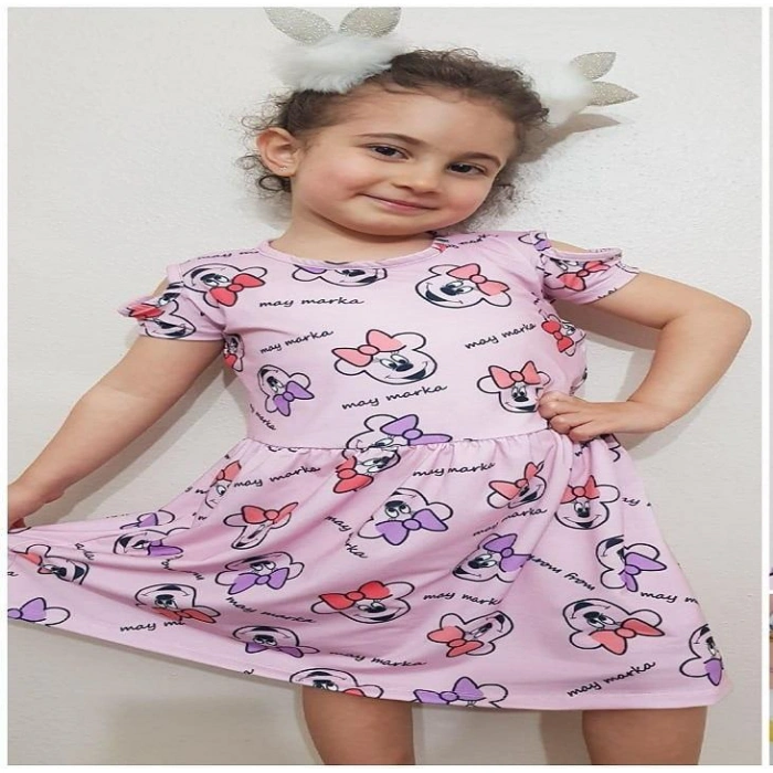 Kız Çocuk MayMarka Ayılı Elbise