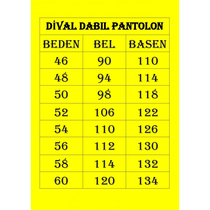 Kadın Siyah Beli Lastikli Büyük Beden Dabıl Kumaş Pantolon