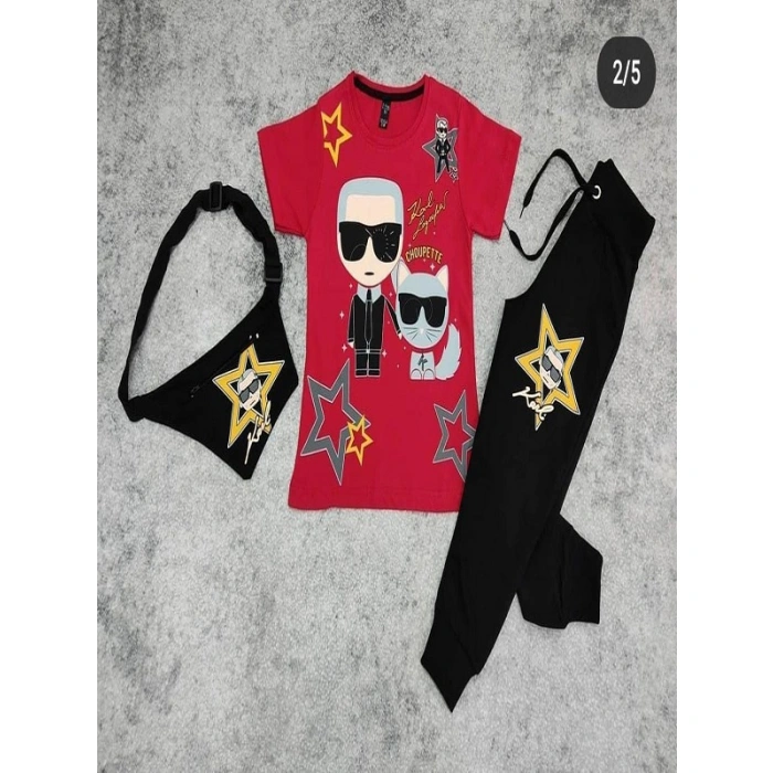 Erkek Çocuk Karl Çantalı Üçlü Takım