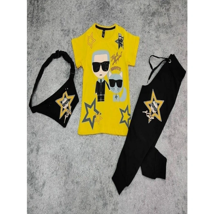 Erkek Çocuk Karl Çantalı Üçlü Takım