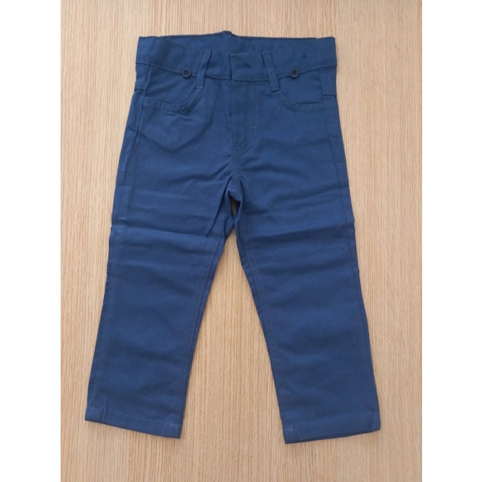 Erkek Çocuk Keten Gömlek & Lacivert Keten Pantolon