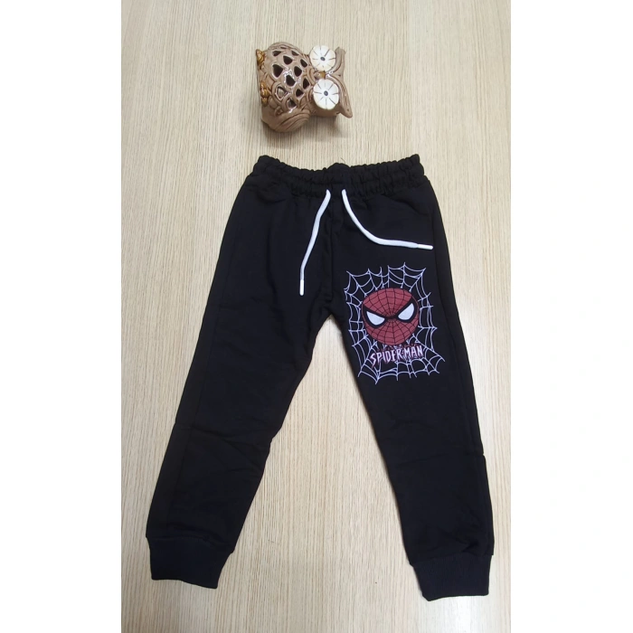 Erkek Çocuk Spiderman Baskılı Kompak Penye İkili Takım