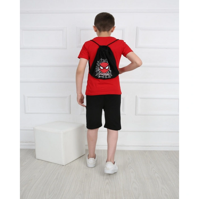 Erkek Çocuk Spiderman 2-10 Yaş İkili Takım [Maske Hediyeli]