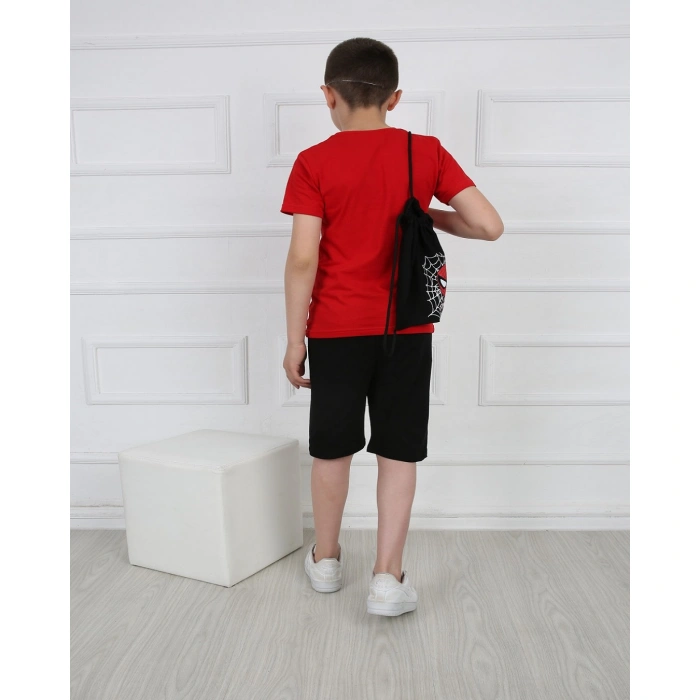 Erkek Çocuk Spiderman 2-10 Yaş İkili Takım [Maske Hediyeli]