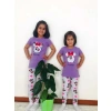 Kız Çocuk Lila Minnie Mouse Taytlı İkili Takım