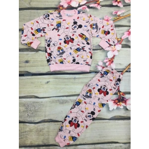 Kız Çocuk Minnie ve Daisy Baskılı Mevsimlik İkili Takım