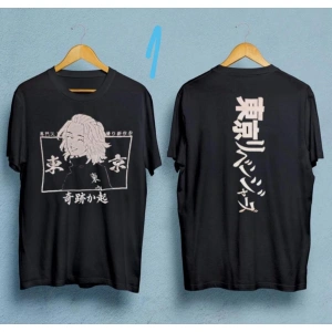 Unisex Siyah Renk Bisiklet Yaka Oversize Fit Geniş Kalıp Tişort 