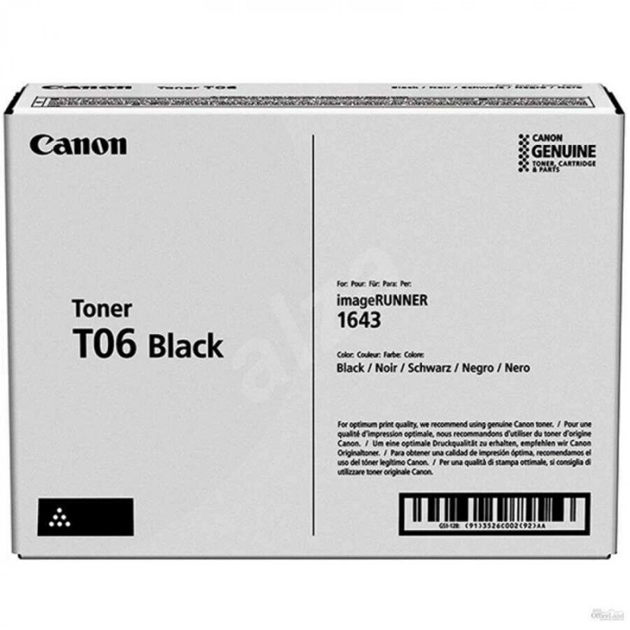 (Orjinal Toner) CANON T06 - MF1643 (3526C002) 20K <b>- Avantajlı NAKİT Fiyat</b>