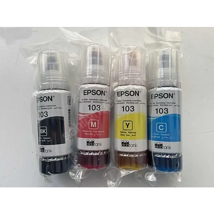 Epson 103 Cyan/Magenta/Yellow/Black Mavi/Kırmızı/Sarı/Siyah 4lü