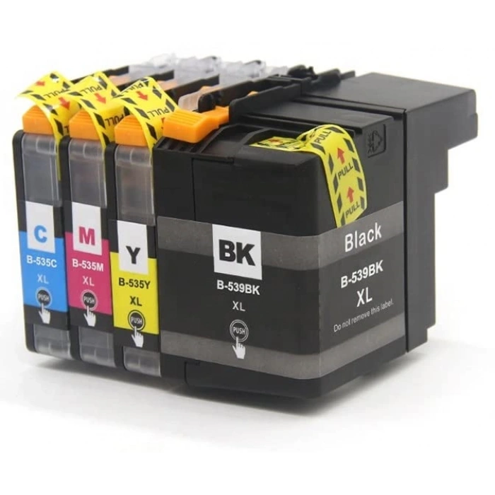 Muadil Kartuş Brother  LC-535XLSARI Sf. Koli içi 100 adet.