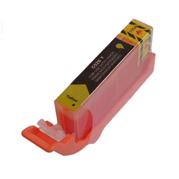 Muadil Kartuş Canon CLI-526 SARI Sf. Koli içi Ad.