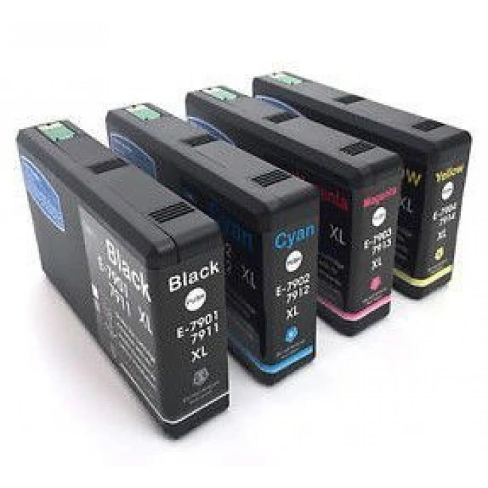 Muadil Kartuş Epson (7902XL)/79XL/C13T79024010  (2.000 sf) - Mavi