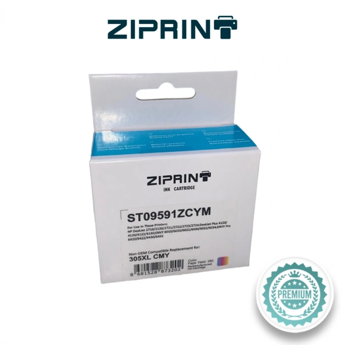 Muadil Kartuş HP (ZIPRINT) 305XL-3YM63AE RENKLİ
