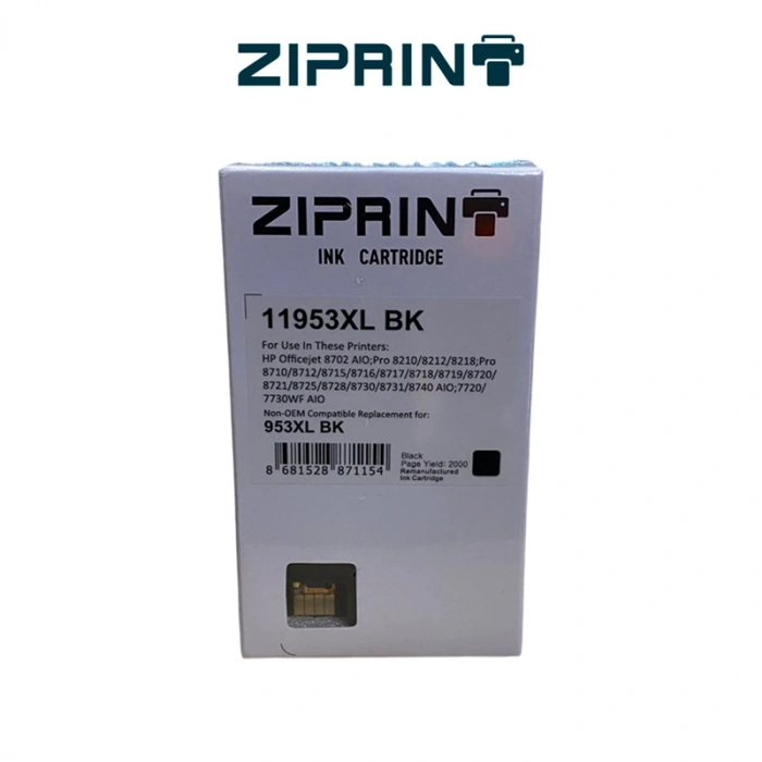 Muadil Kartuş HP (ZIPRINT) 953XL/L0S70AE SİYAH