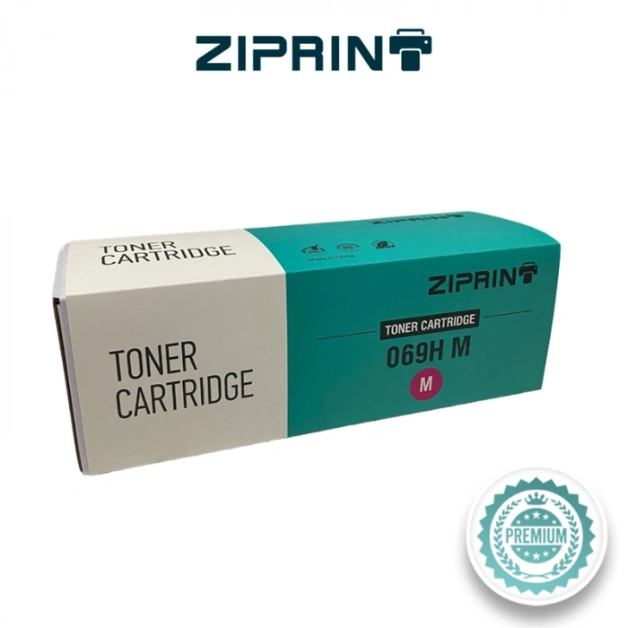 ~Muadil Toner~ Canon Uyumlu (ZIPRINT) CRG069H (ÇİPLİ) -5.5K- - Kırmızı