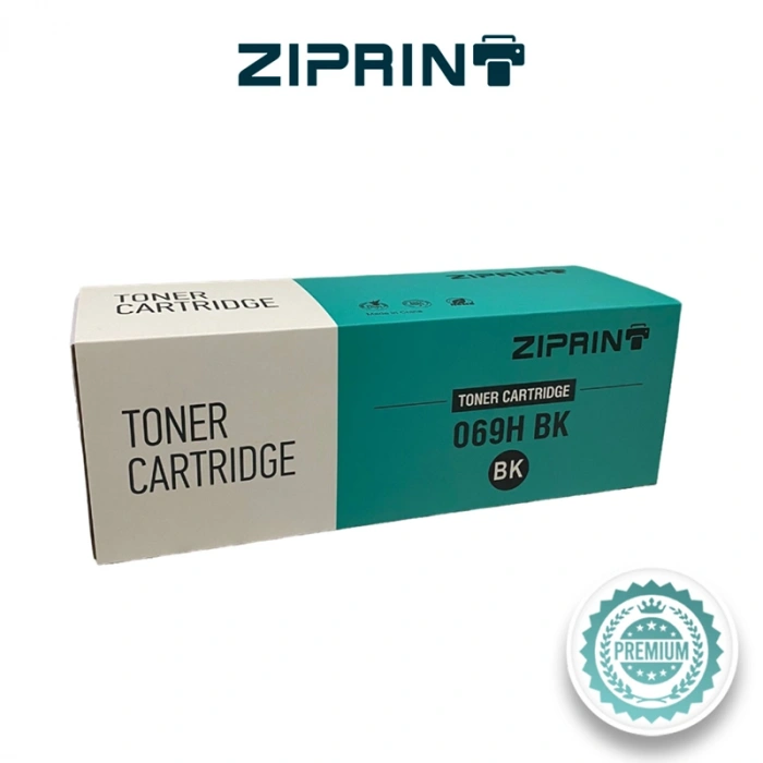 ~Muadil Toner~ Canon Uyumlu (ZIPRINT) CRG069H (ÇİPLİ) -7.6K- - Siyah