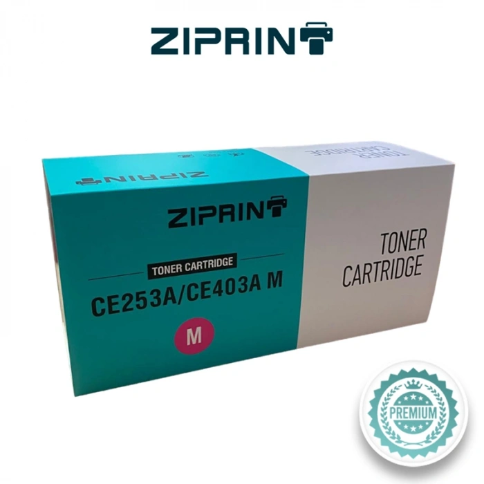 ~Muadil Toner~ HP uyumlu (ZIPRINT) CE253A/CE403A/507A -7K- - Kırmızı <b>- Avantajlı NAKİT Fiyat</b>