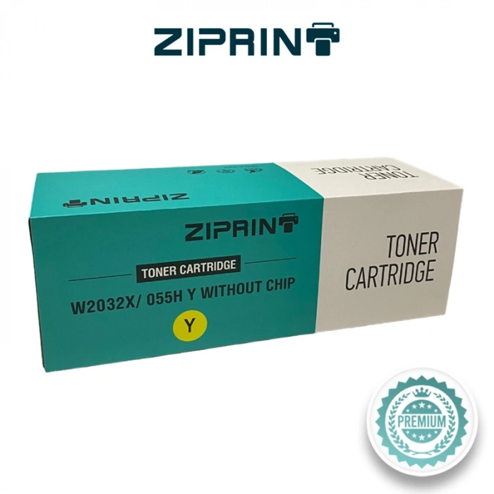 ~Muadil Toner~ HP uyumlu (ZIPRINT) W2032X/415X -6K- (Koli 15) - Sarı