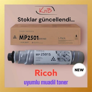 ~(Premium) Muadil Toner~ Ricoh uyumlu MP2501/MP2001 (230gr) -9K