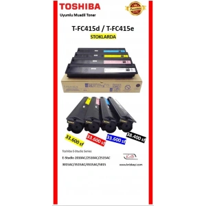 ~(Premium) Muadil Toner~ Toshiba uyumlu TFC415D/E-Studio 3015AC/3515AC/5015AC/2110AC -33.6K - Mavi